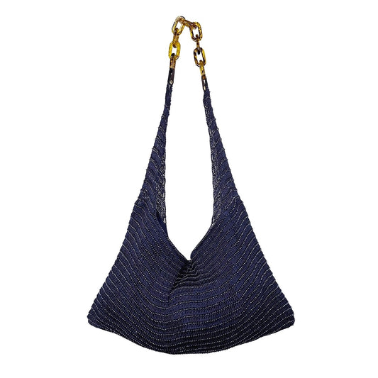 CORA BEADED COTTON SLING BAG
