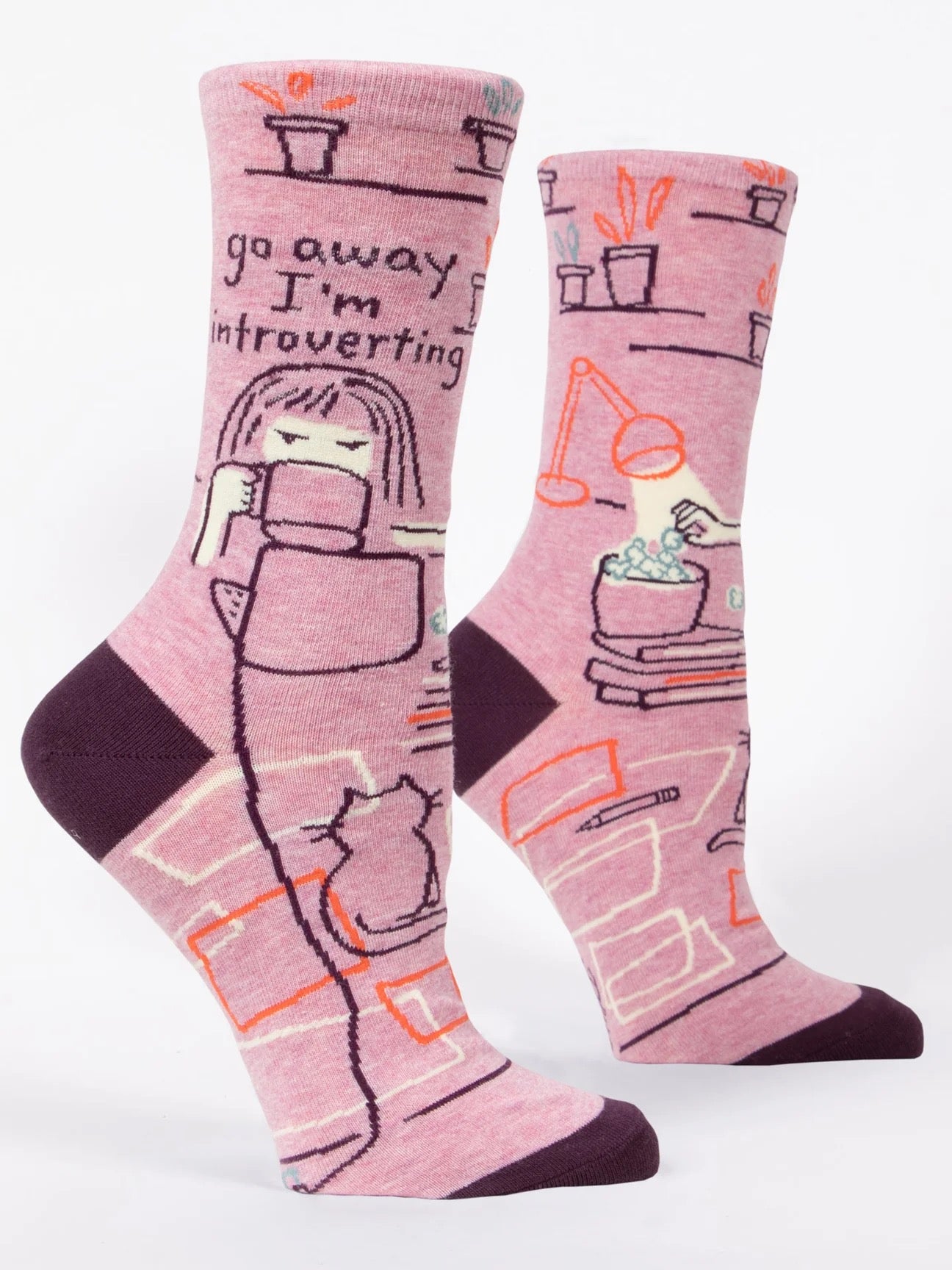 BLUE Q INTROVERTING SOCKS