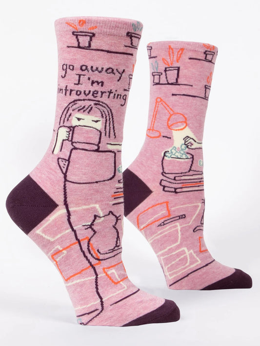 BLUE Q INTROVERTING SOCKS