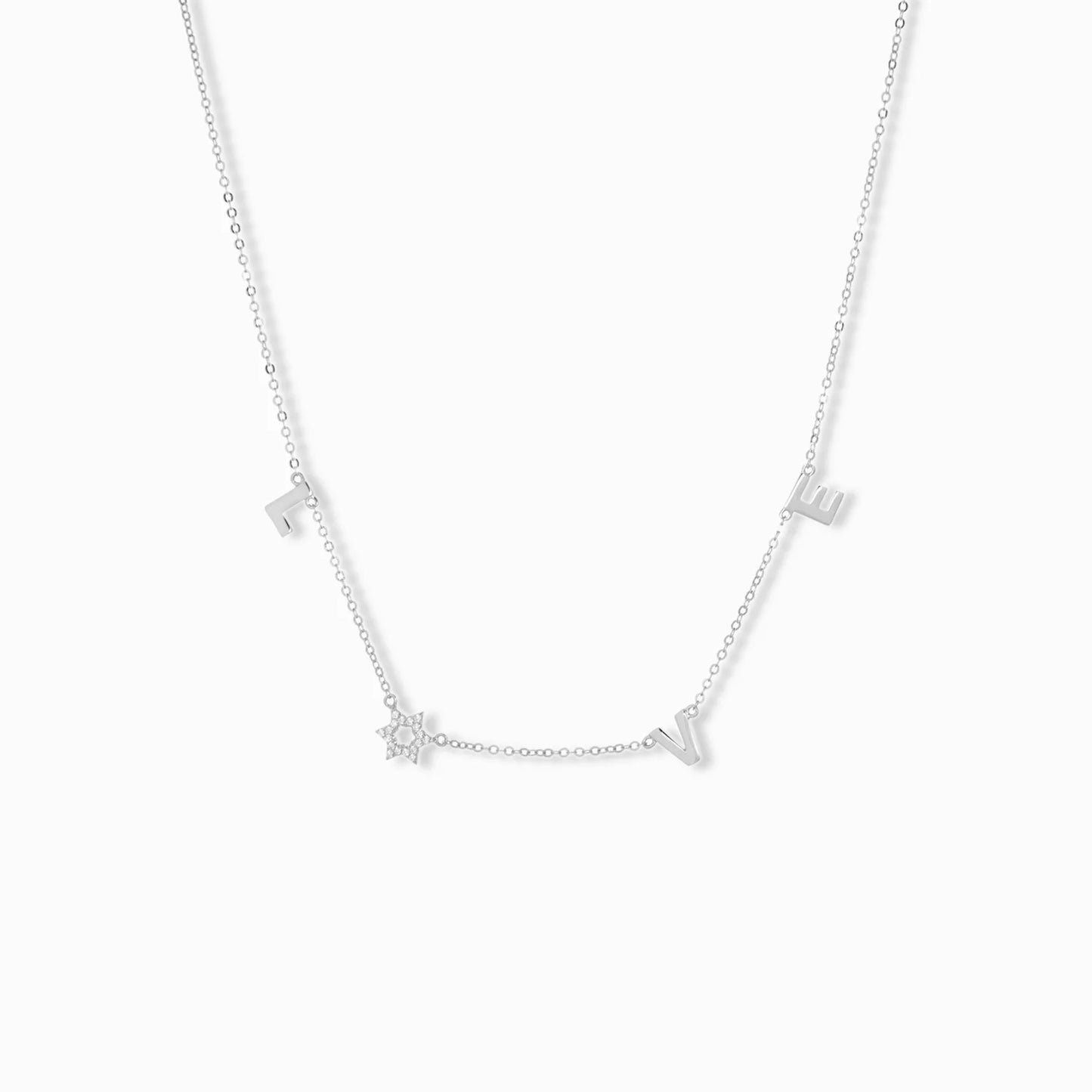 STAR OF DAVID LOVE NECKLACE
