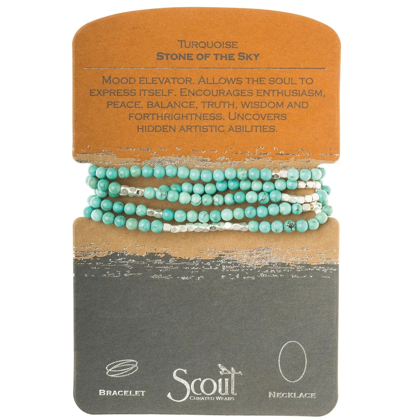 SCOUT STONE WRAP BRACELET/NECKLACE