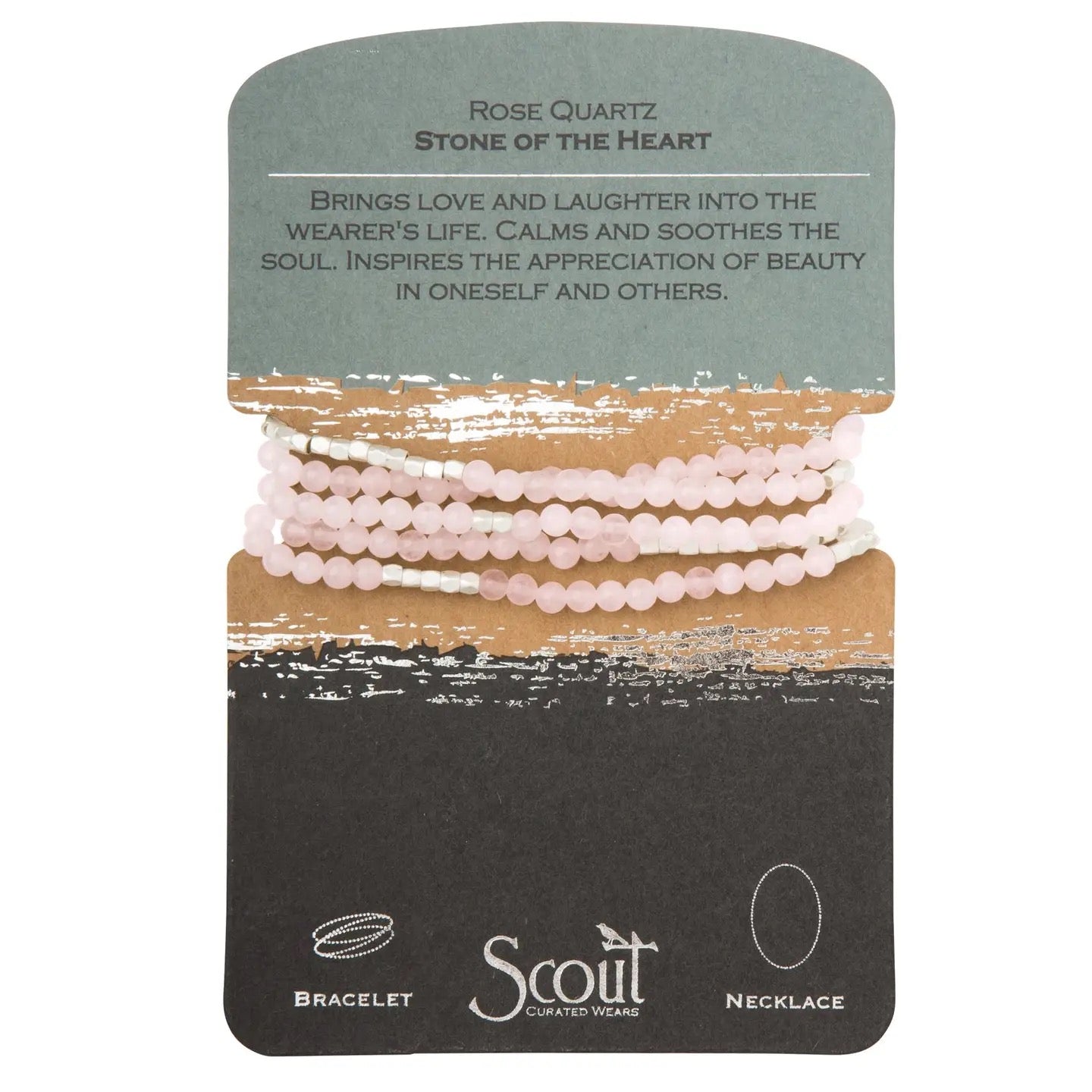 SCOUT STONE WRAP BRACELET/NECKLACE