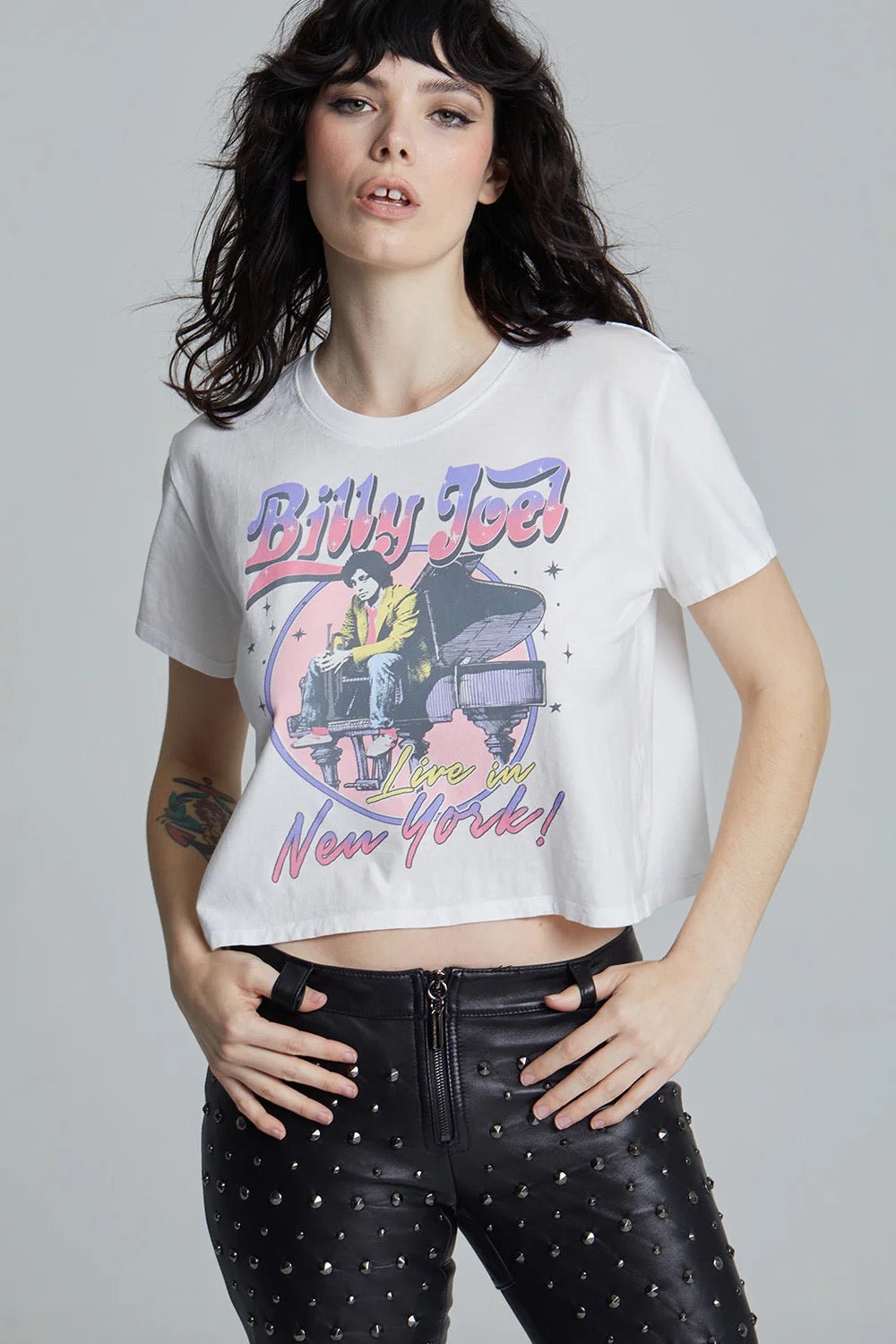 BILLY JOEL NY CROPPED TEE