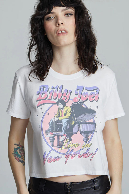 BILLY JOEL NY CROPPED TEE