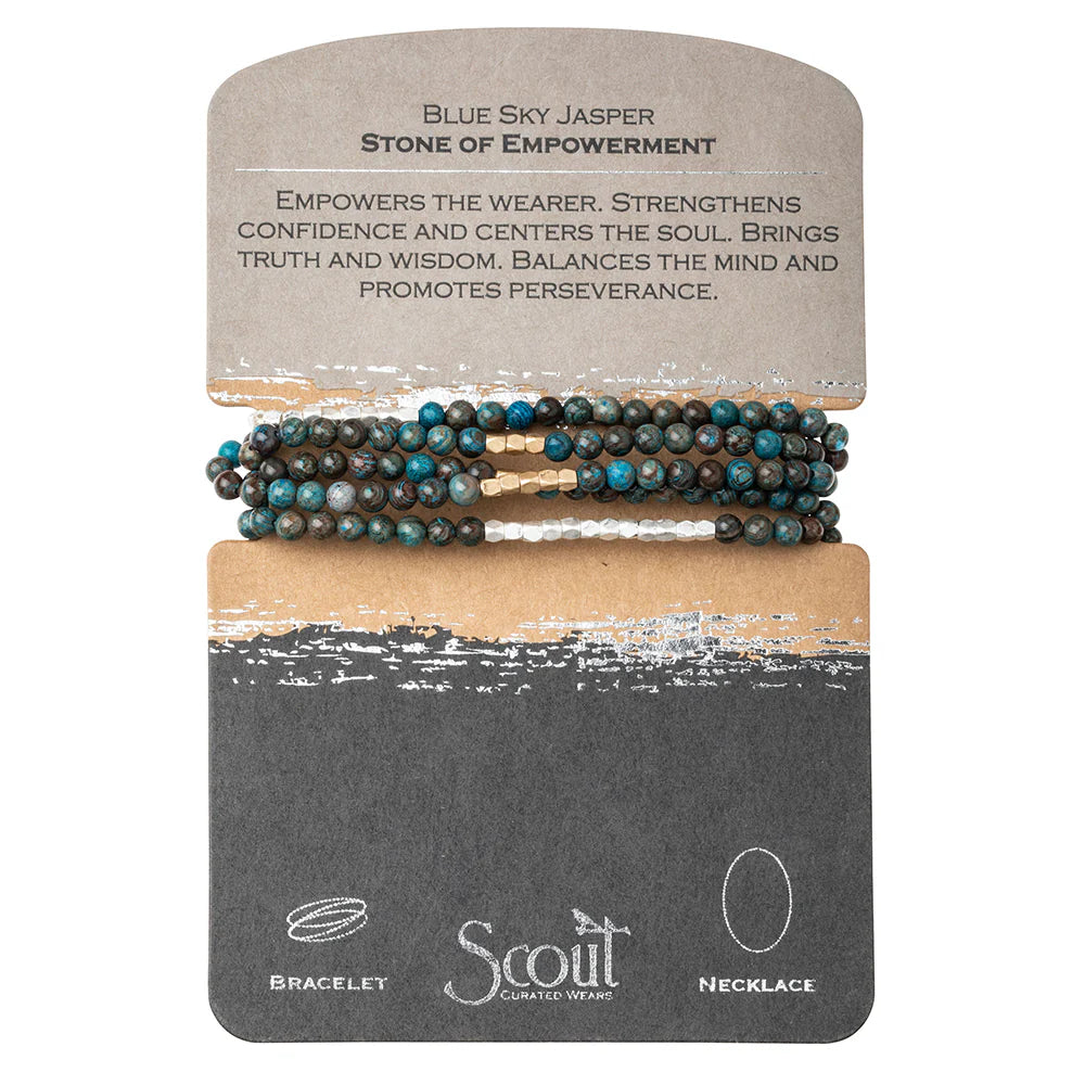 SCOUT STONE WRAP BRACELET/NECKLACE