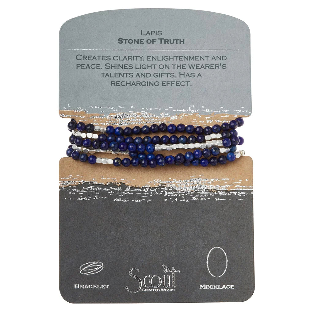 SCOUT STONE WRAP BRACELET/NECKLACE
