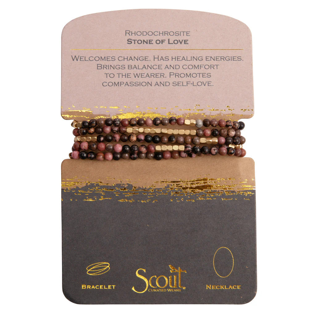 SCOUT STONE WRAP BRACELET/NECKLACE