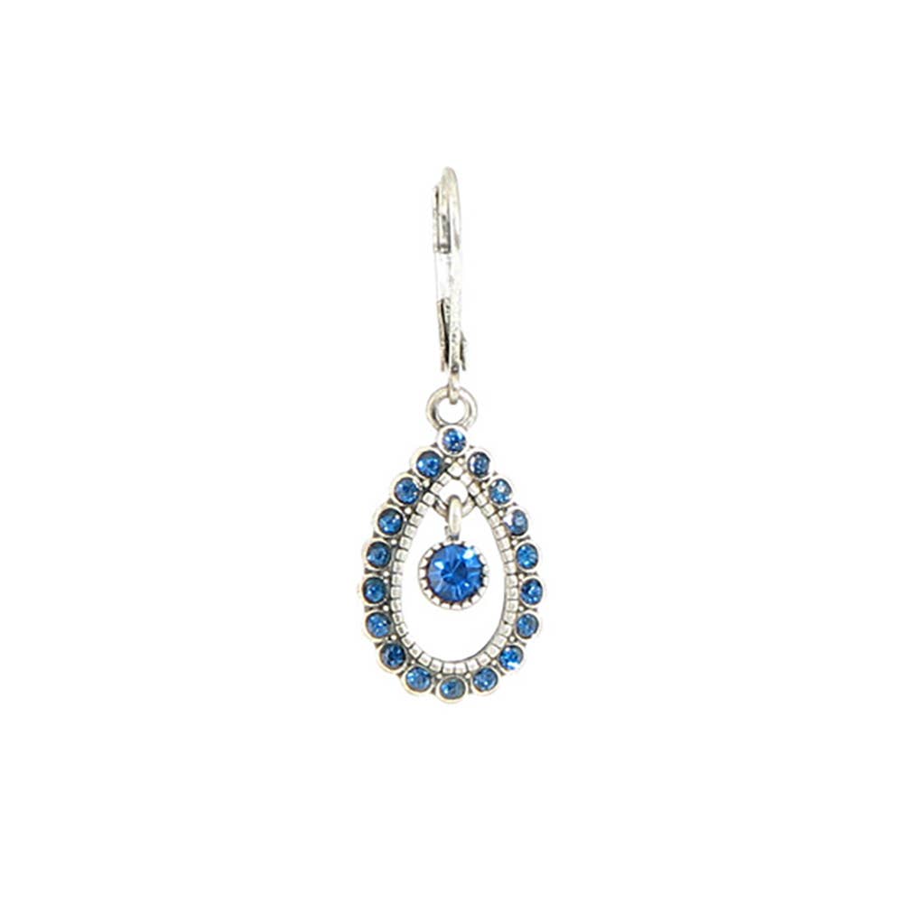 Crystal Teardrop Dangle Earrings