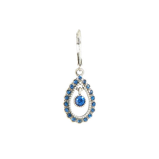 Crystal Teardrop Dangle Earrings
