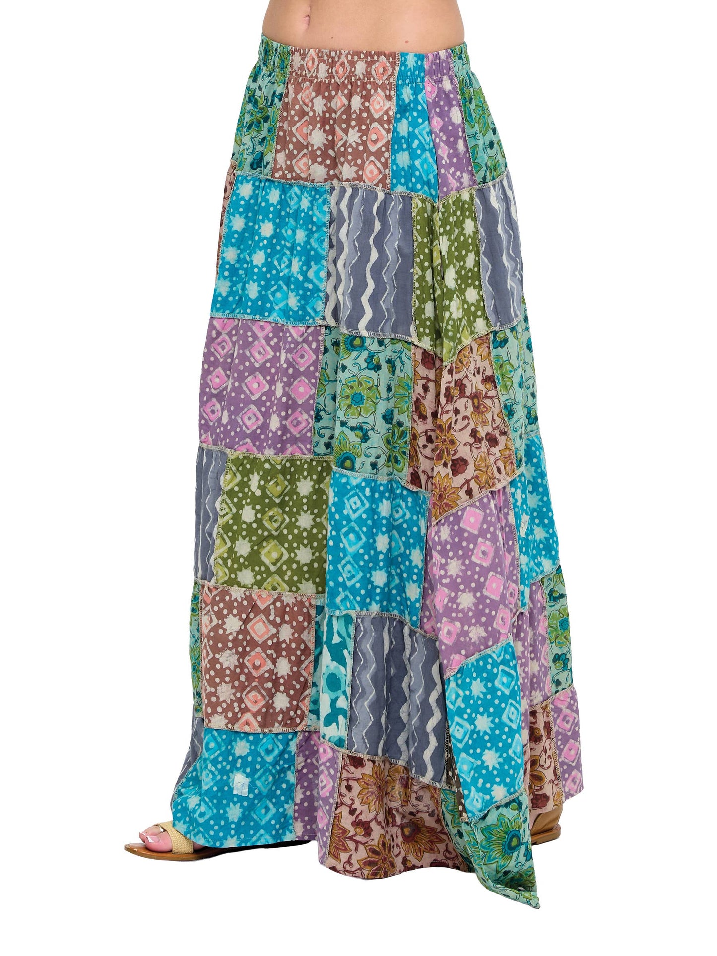 Hippie Skirt Patchwork Floral