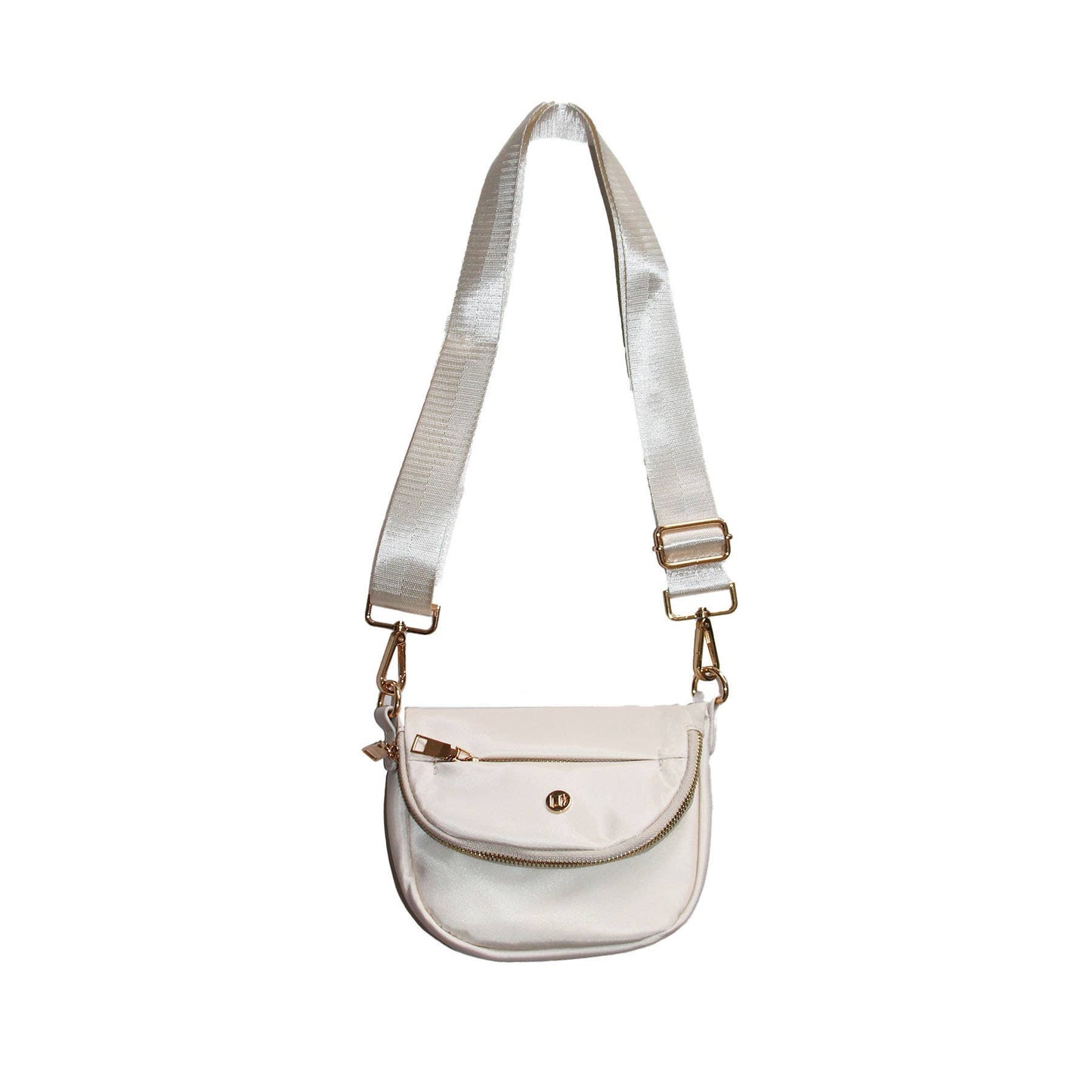 Nylon Crossbody ShoulderBag Eggshell Cream SMALL
