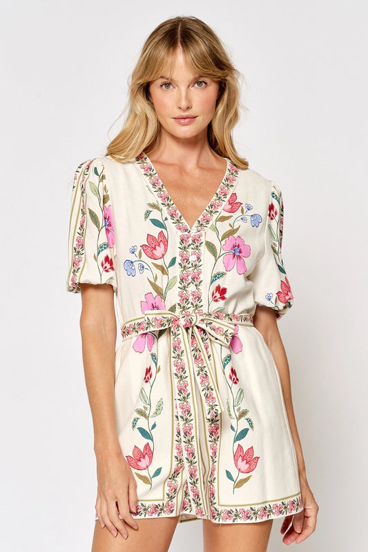 GARDEN GIRL ROMPER