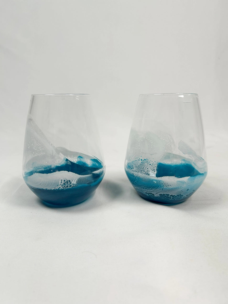 RESIN COATED ENTERTAINING GLASSES