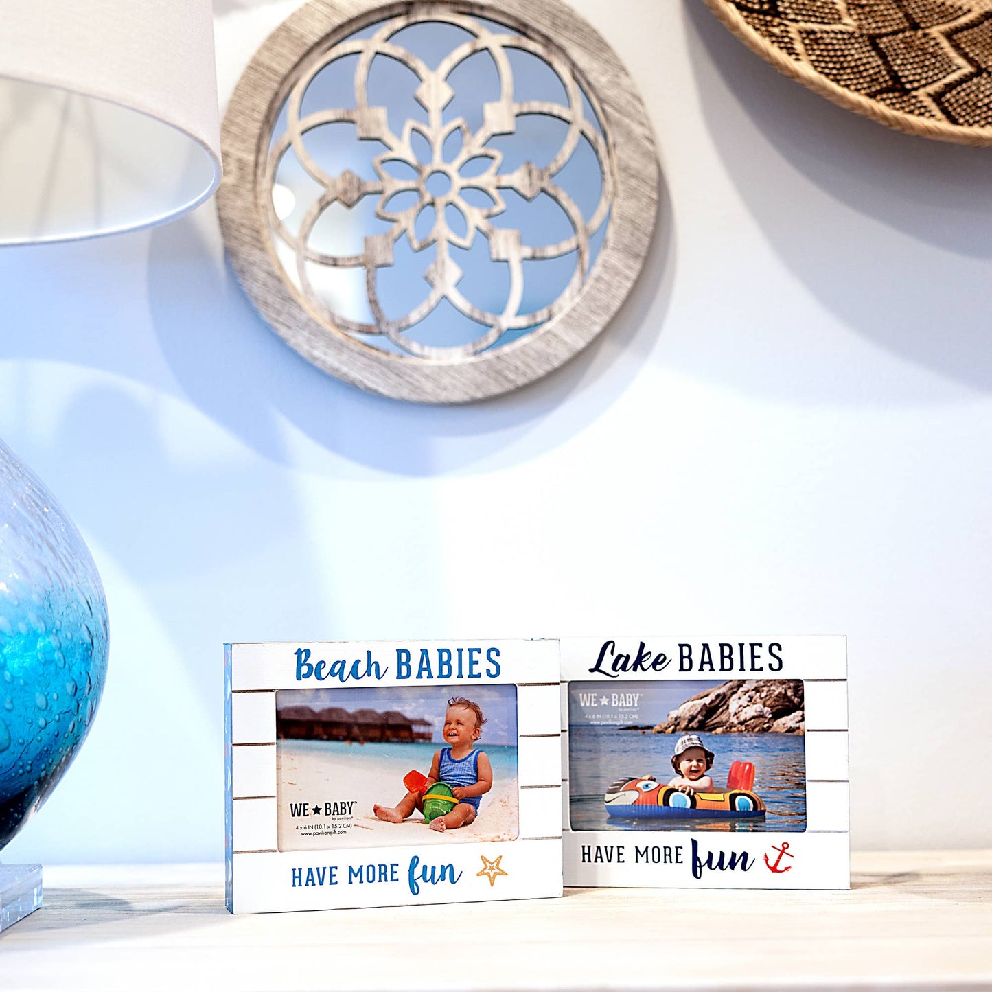 Beach Babies - 7.5" x 6" Frame (Holds 6" x 4" Photo)